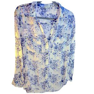 🌸 Cloth & Stone Anthropologie Floral Blouse – Size M